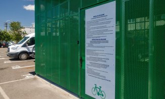Parcări container pentru biciclete în Cluj-Napoca, la 53 de lei pe an. Supraveghere video şi acces cu card