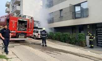INCENDIU în Cluj-Napoca: Locatari evacuați din imobil din cauza degajărilor de fum