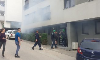 INCENDIU în Cluj-Napoca: Locatari evacuați din imobil din cauza degajărilor de fum