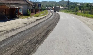 Reparații pe un nou drum județean din Cluj. A fost afectat de traficul greu