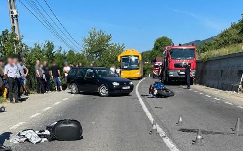 Clujean rănit în urma unui accident produs în județul Bistrița-Năsăud