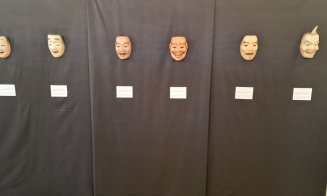 Măștile japoneze expuse la Sibiu în cadrul Festivalului Internațional de Teatru. Vezi cum arată cele 40 de fețe