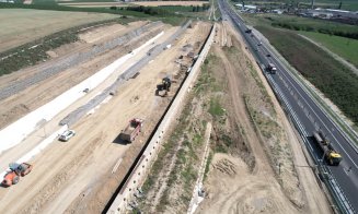 Autostrada A10 Sebeș-Turda: Grecii de la Aktor încă lucrează la alunecarea de teren de la Oiejdea de pe lotul 2