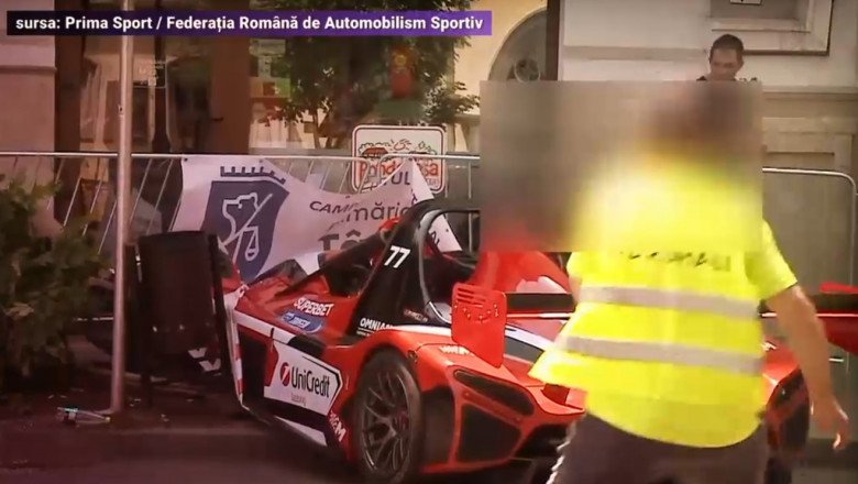 Accident la un raliu în Târgu-Mureș. Mașina lui Mihai Leu a lovit doi copii / Primarul va interzice astfel de evenimente