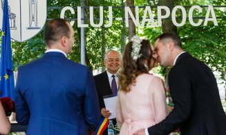 Peste 70 de căsătorii, în weekend, la Cluj-Napoca. Primarul Boc, prezent la datorie