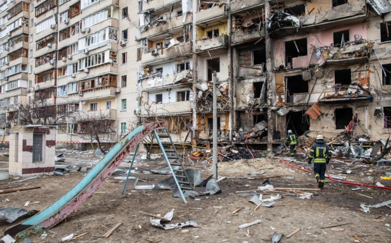 Prăpăd făcut de invadatorii ruși. Cât ar costa reconstrucția Ucrainei după război