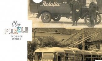 Istoria autobuzelor la Cluj-Napoca: După Primul Război Mondial, două autocamioane „Saurer" sunt folosite descoperite, cu etaj