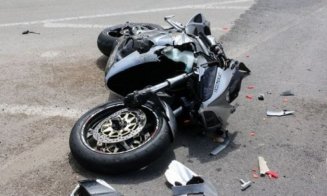 Accident cu motociclist în Mărăști