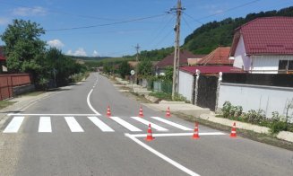 Lucrări de marcaje rutiere pe drumurile județene din Cluj. S-au trasat aproape 250 de km