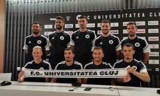 Universitatea Cluj și-a prezentat cele nouă achiziții pentru noul sezon al Superligii