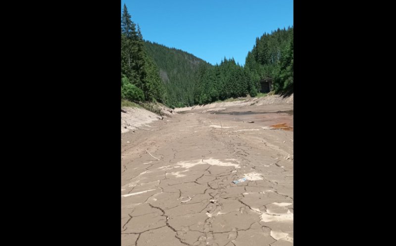Lacul Beliș seacă pe zi ce trece. Canicula și lipsa ploilor „lovesc” fără milă