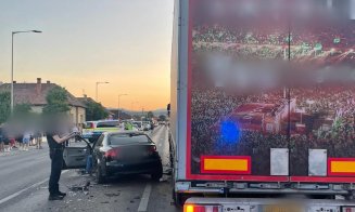 Accident cu 6 mașini în Florești. Traficul, blocat zeci de minute