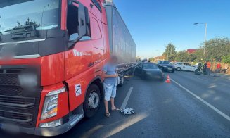 Accident cu 6 mașini în Florești. Traficul, blocat zeci de minute
