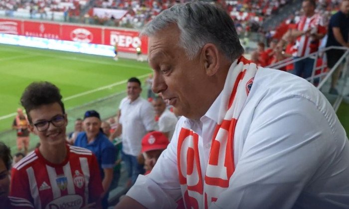 Surpriză în tribunele de la Sfântu Gheorghe. Premierul maghiar Viktor Orban a venit să-i vadă pe cei de la Sepsi