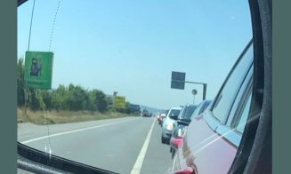 Trafic infernal la ieșirea din Florești! Se stă în coloană până la Gilău