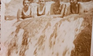 Răcorire la Cascada Ciucaş în anul 1927