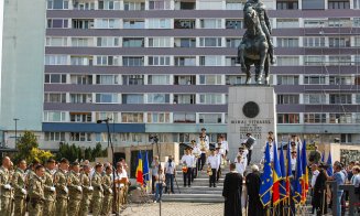 Cluj: Ceremonie de Ziua Imnului Naţional al României, în Piața Mihai Viteazul