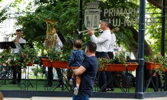 Ploaia amână concertele de fanfară din Parcul Central din Cluj-Napoca