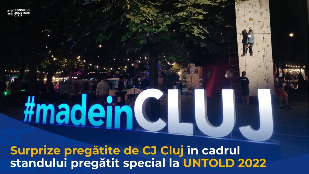 Clujenii, așteptați la standul Consiliului Județean de la Untold. Ce surprize au pregătit