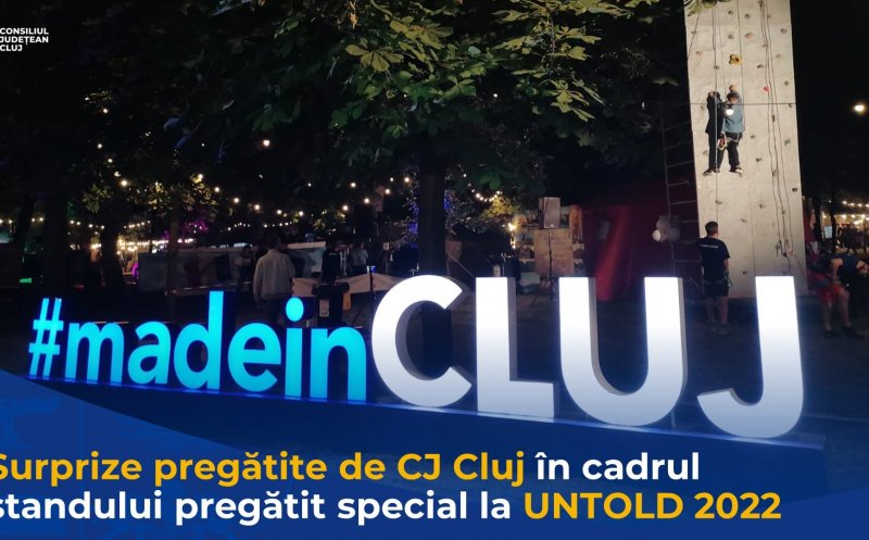 Clujenii, așteptați la standul Consiliului Județean de la Untold. Ce surprize au pregătit