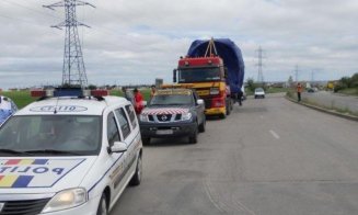 Atenție, șoferi! Transport agabaritic prin Cluj