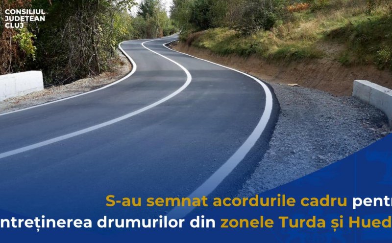 Se repară drumurile din Turda și Huedin