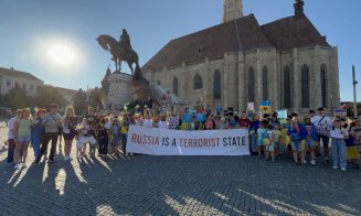 Mesajul ucrainenilor refugiați la Cluj de ororile războiului condus de Putin: „Rusia e un stat terorist/Mulțumim, România!”