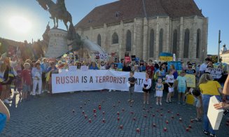 Mesajul ucrainenilor refugiați la Cluj de ororile războiului condus de Putin: „Rusia e un stat terorist/Mulțumim, România!”