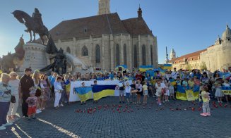 Mesajul ucrainenilor refugiați la Cluj de ororile războiului condus de Putin: „Rusia e un stat terorist/Mulțumim, România!”