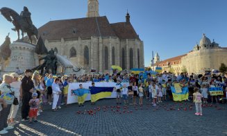 Mesajul ucrainenilor refugiați la Cluj de ororile războiului condus de Putin: „Rusia e un stat terorist/Mulțumim, România!”