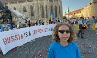 Mesajul ucrainenilor refugiați la Cluj de ororile războiului condus de Putin: „Rusia e un stat terorist/Mulțumim, România!”