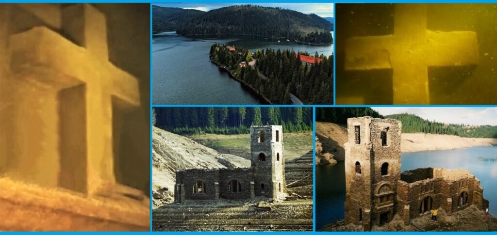 Cum arată astăzi biserica de sub lacul Beliș