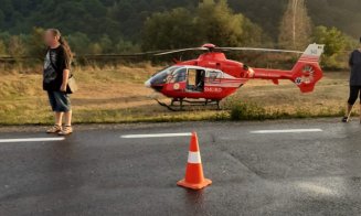 ACCIDENT GRAV la Negreni: Au intervenit descarcerarea și elicopterul SMURD