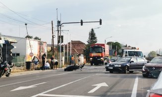 Accident GRAV cu motococlist în Jucu