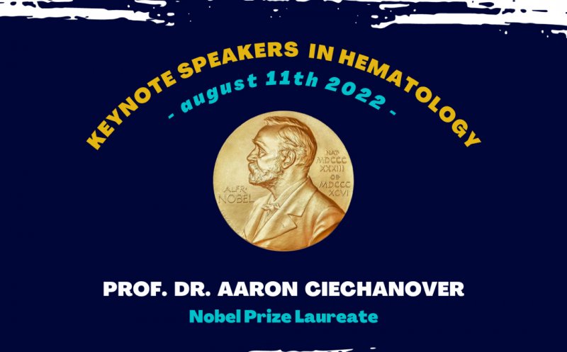 Medic, biochimist și profesor emerit în Israel, laureat al Premiului Nobel pentru Chimie, la un simpozion al UMF Cluj