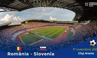 Cluj Arena, gazda naționalei de fotbal a României în meciul cu reprezentativa Sloveniei