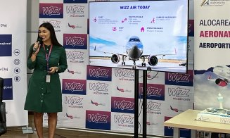 Un nou avion la AEROPORTUL din CLUJ. Wizz Air a inaugurat cea de a VII-a aeronavă. Ciceo: „Avem un nou record absolut”