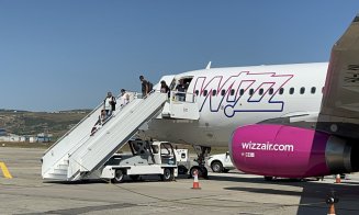 Un nou avion la AEROPORTUL din CLUJ. Wizz Air a inaugurat cea de a VII-a aeronavă. Ciceo: „Avem un nou record absolut”