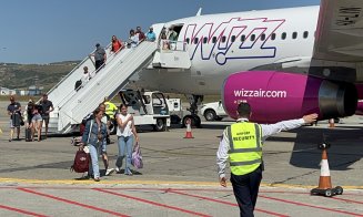 Un nou avion la AEROPORTUL din CLUJ. Wizz Air a inaugurat cea de a VII-a aeronavă. Ciceo: „Avem un nou record absolut”