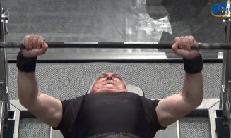 Bunicu' de 70 ani din Cluj care a câștigat prima medalie a României la Campionatul European de powerlifting