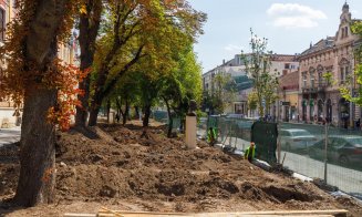 IMAGINI de pe șantierul Parcului Ștefan cel Mare. Devine spațiu multifuncțional pentru organizarea de evenimente