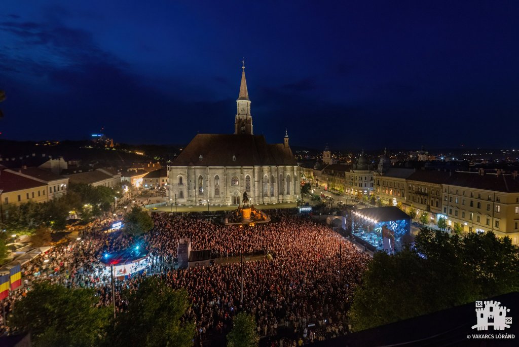 Imnurile României și Ungariei, intonate la Zilele Culturale Maghiare din Cluj