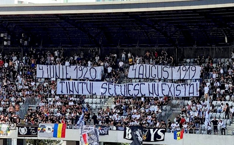 Scandări șovine și xenofobe, în tribunele Cluj Arena, la ”U” Cluj - Sepsi. Meciul a fost oprit