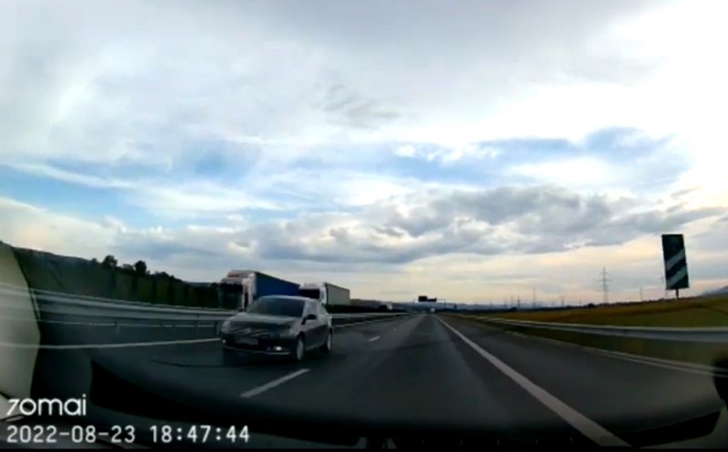 Bunic de 72 de ani, pe contrasens, pe Autostrada A10 Sebeș – Turda. Mai mulți șoferi au sunat la 112