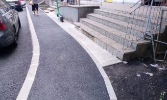 Curat ca-n palmă în mai puţin de-o lună pe aleile dintre blocuri cu acces la Oficiul Poştal 15 din Mănăştur
