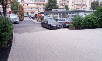 Curat ca-n palmă în mai puţin de-o lună pe aleile dintre blocuri cu acces la Oficiul Poştal 15 din Mănăştur
