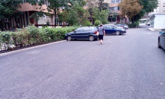 Curat ca-n palmă în mai puţin de-o lună pe aleile dintre blocuri cu acces la Oficiul Poştal 15 din Mănăştur