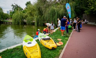 Cu caiacul pe Lacul Gheorgheni! Proiect susţinut de RADP Cluj-Napoca