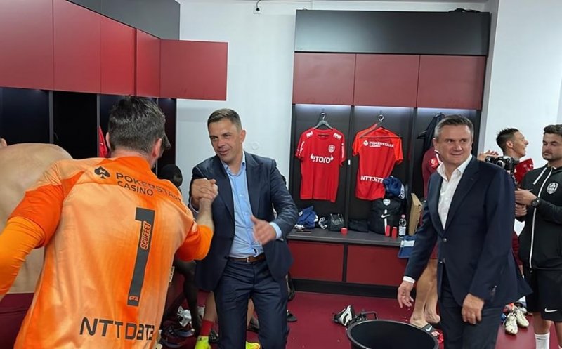 Ministrul Sportului a sărbătorit în vestiarul CFR-ului calificarea în grupele Conference League