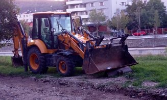 Ce se mai întâmplă pe şantierul care va moderniza malurile Someşului